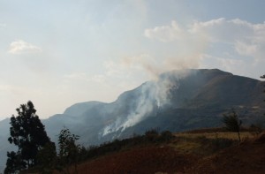 Incendio en Sitio Arqueológico Marcahuamachuco