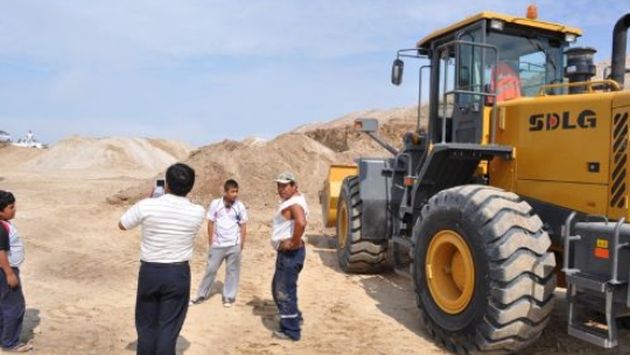 Inmobiliaria destruyó parte de una huaca en área arqueológica de la cultura Sicán, Lambayeque, Perú