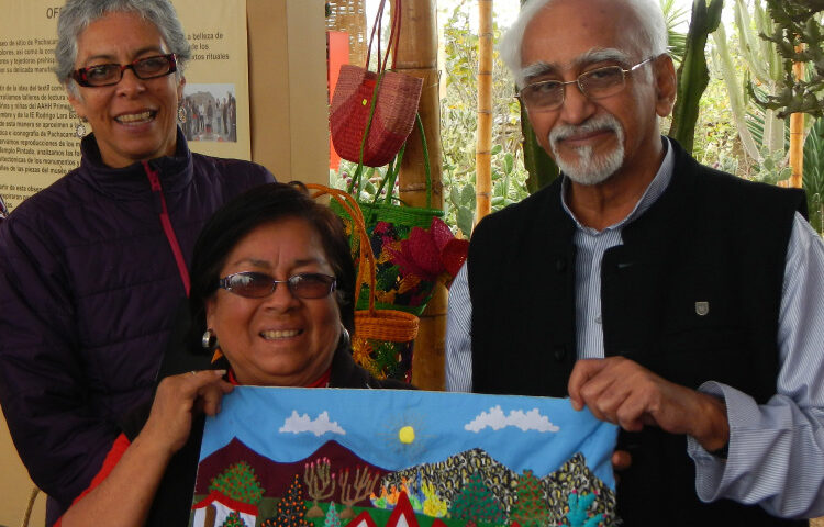 Vicepresidente de la India visita el Santuario Arqueológico de Pachacamac