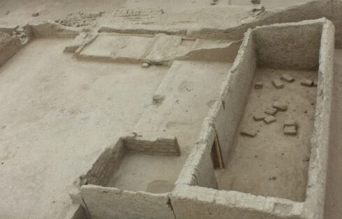 huaca bandera excavaciones 2013
