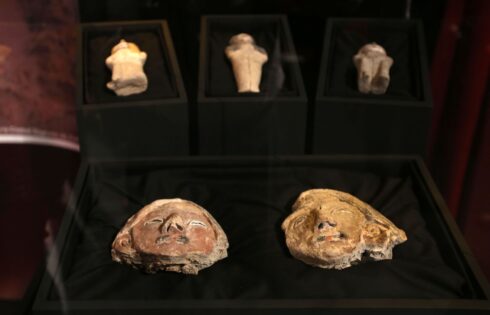 figuras arcilla caral descubrimiento mujer