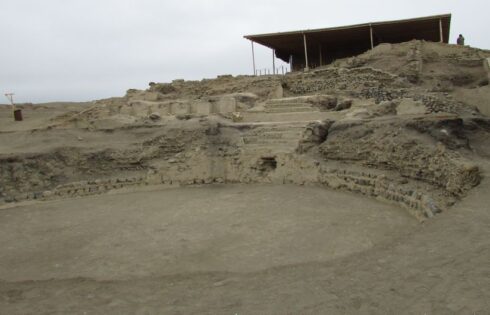 sitio arqueologico vichama plaza principal