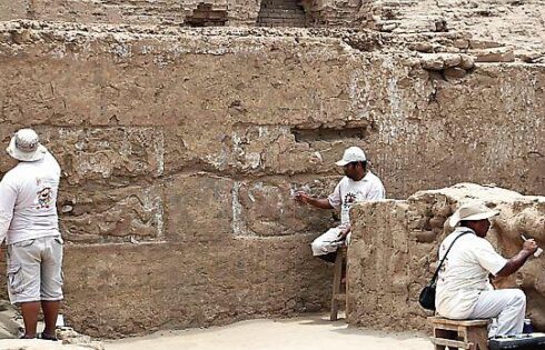 hallazgo huaca luna trujillo peru enero 2017 5