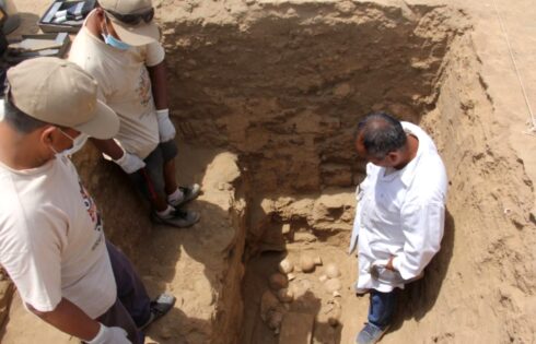 hallazgo huaca luna trujillo peru enero 2017 9